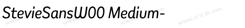 StevieSansW00 Medium字体转换